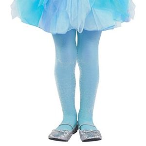 Girl's Aqua Fairy Tights